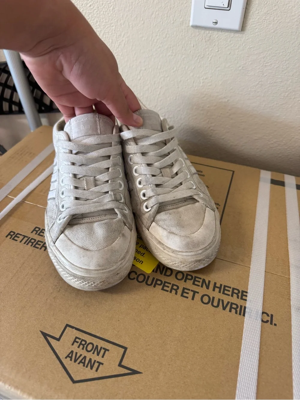 Adidas Nizza Low Top White sneakers